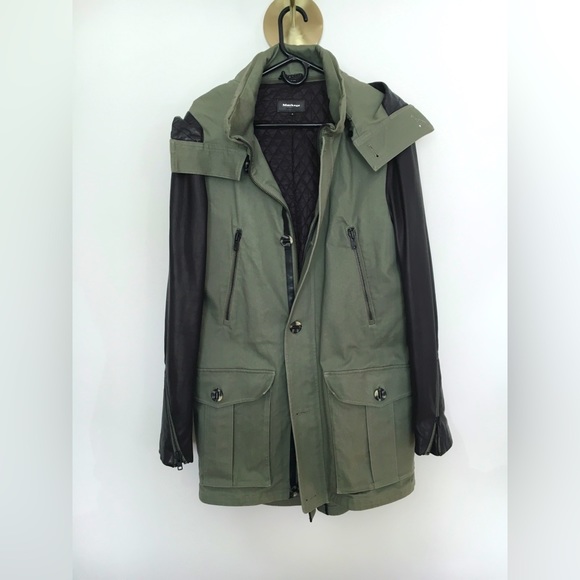 Men’s Mackage Cotton Leather parka - Picture 1 of 5